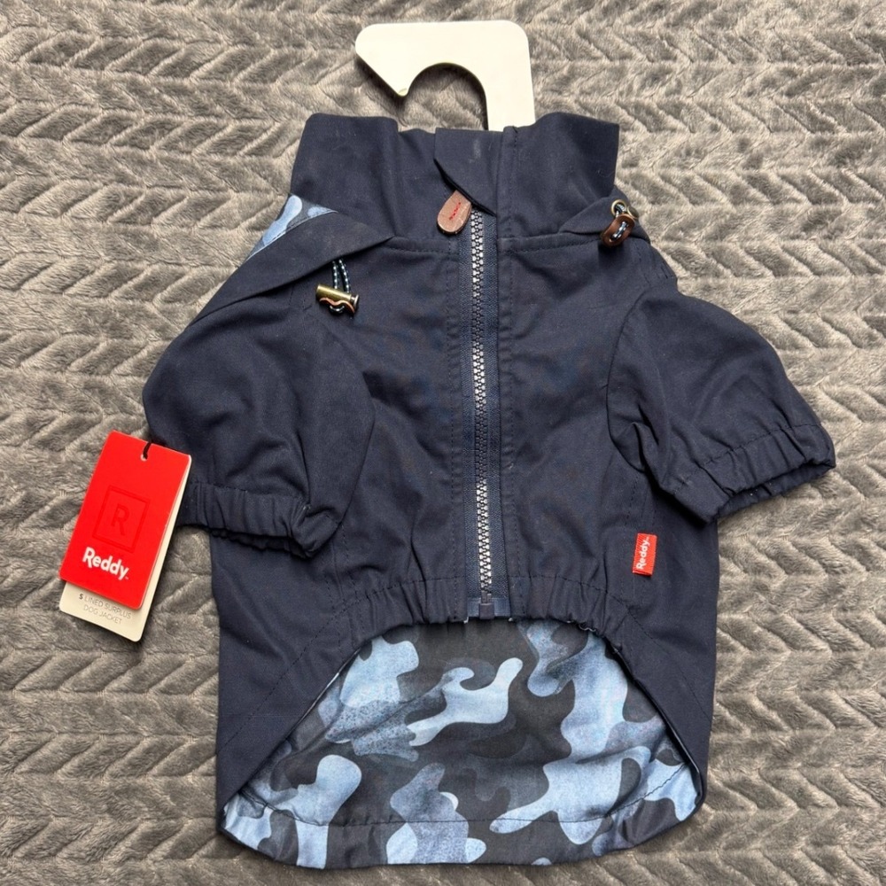 Reddy Navy Blue Lined Surplus Dog Jacket Camo Lining‎ Small 3077097 (1462)
